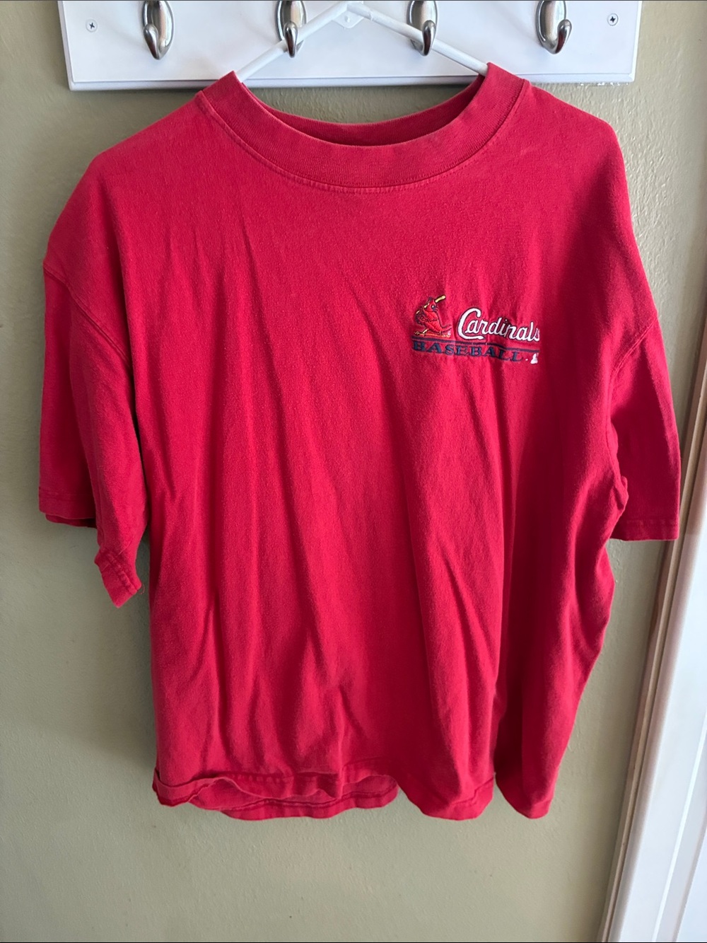 Majestic Red Cardinals Short Sleeve Men's Tee